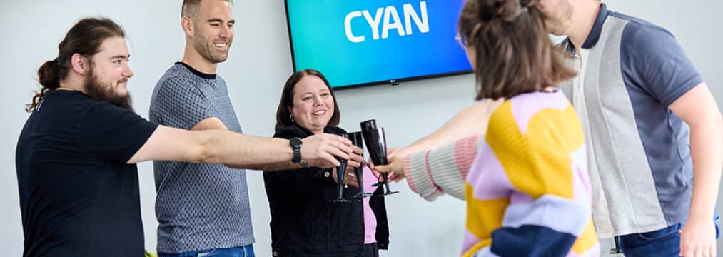 cyan solutions team celebrations