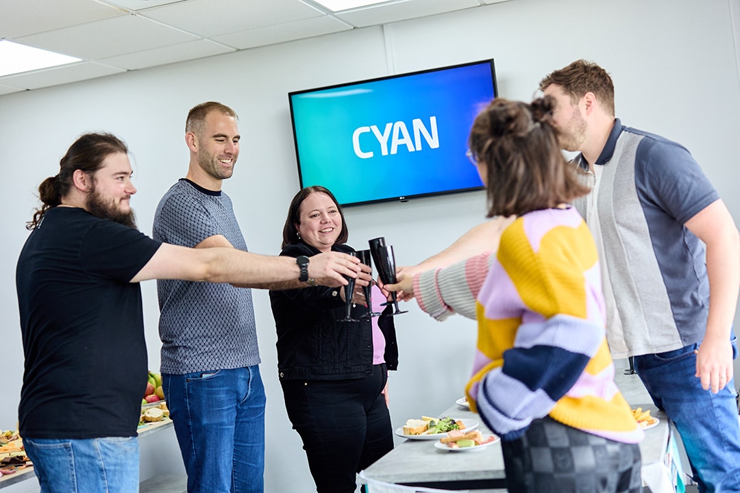 10 Signs You Need a New IT Provider – Is It Time to Switch? strategic it partner, cyan solutions team celebrations