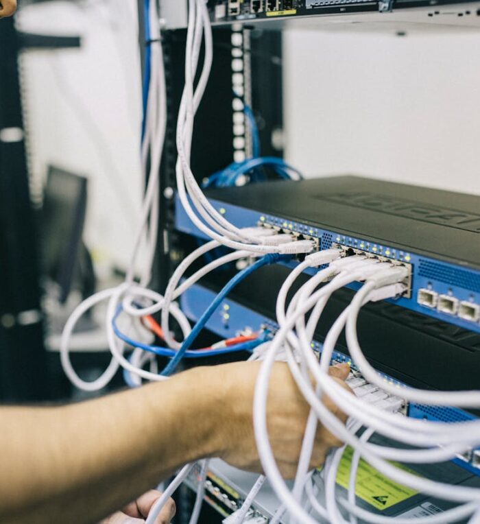 5 Signs You Need A New IT Provider old legacy server, on the ground with confusing wires